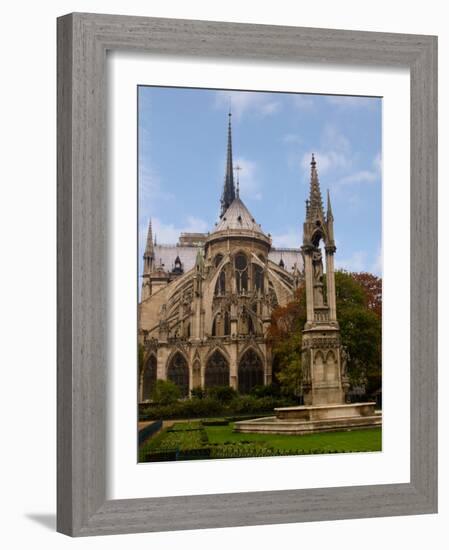 Flying Buttresses of Notre-Dame, Paris, France-Lisa S. Engelbrecht-Framed Photographic Print