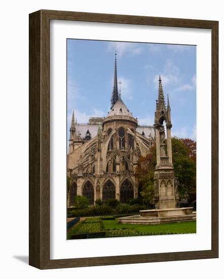 Flying Buttresses of Notre-Dame, Paris, France-Lisa S. Engelbrecht-Framed Photographic Print