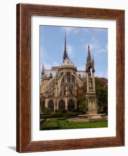 Flying Buttresses of Notre-Dame, Paris, France-Lisa S. Engelbrecht-Framed Photographic Print