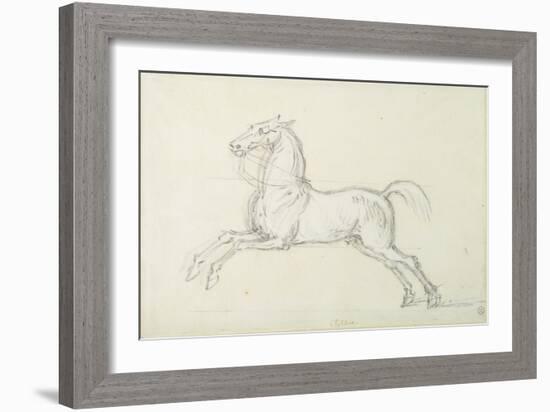 'Flying Childers' Galloping to Left: Bridled But Not Saddled-James Seymour-Framed Giclee Print