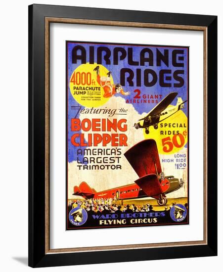 Flying Circus-Kate Ward Thacker-Framed Giclee Print