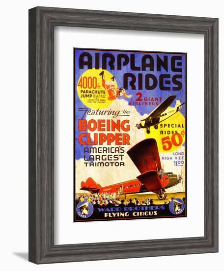 Flying Circus-Kate Ward Thacker-Framed Giclee Print