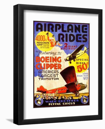 Flying Circus-Kate Ward Thacker-Framed Giclee Print