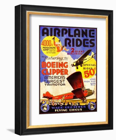 Flying Circus-Kate Ward Thacker-Framed Giclee Print