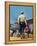 "Flying Cowboy," May 17, 1947-Mead Schaeffer-Framed Premier Image Canvas