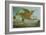 Flying Dragon over Landscape-Wayne Anderson-Framed Giclee Print