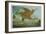 Flying Dragon over Landscape-Wayne Anderson-Framed Giclee Print