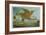 Flying Dragon over Landscape-Wayne Anderson-Framed Giclee Print