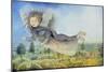 Flying Fairy over Landscape-Wayne Anderson-Mounted Giclee Print