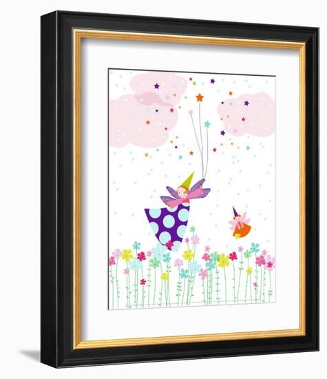 Flying Fairy-Laure Girardin-Vissian-Framed Art Print