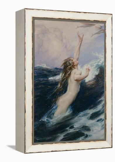 Flying Fish, 1910-Herbert James Draper-Framed Premier Image Canvas