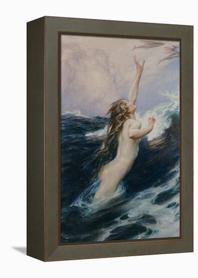 Flying Fish, 1910-Herbert James Draper-Framed Premier Image Canvas