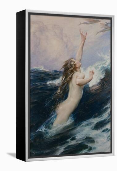 Flying Fish, 1910-Herbert James Draper-Framed Premier Image Canvas