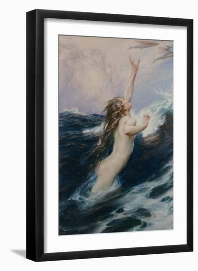 Flying Fish, 1910-Herbert James Draper-Framed Giclee Print