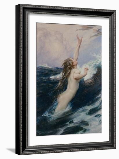 Flying Fish, 1910-Herbert James Draper-Framed Giclee Print