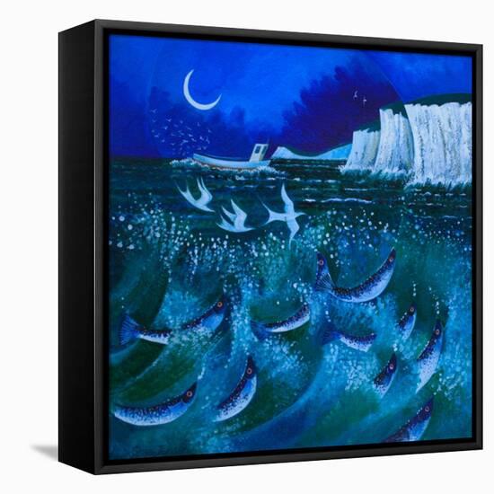 Flying Fish, 2013-Lisa Graa Jensen-Framed Premier Image Canvas