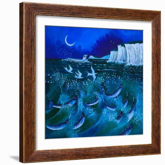 Flying Fish, 2013-Lisa Graa Jensen-Framed Giclee Print