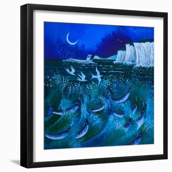 Flying Fish, 2013-Lisa Graa Jensen-Framed Giclee Print