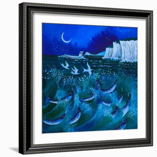 Flying Fish, 2013-Lisa Graa Jensen-Framed Giclee Print