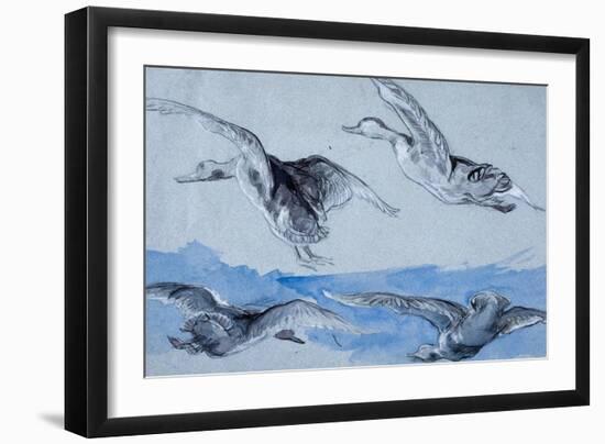 Flying Geese-Felix Bracquemond-Framed Giclee Print