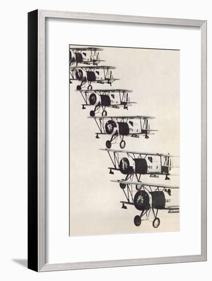 Flying in Formation-null-Framed Art Print
