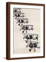 Flying in Formation-null-Framed Art Print