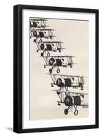 Flying in Formation-null-Framed Art Print
