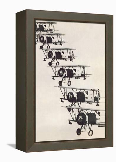 Flying in Formation-null-Framed Stretched Canvas