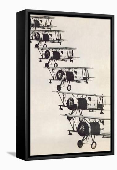 Flying in Formation-null-Framed Stretched Canvas