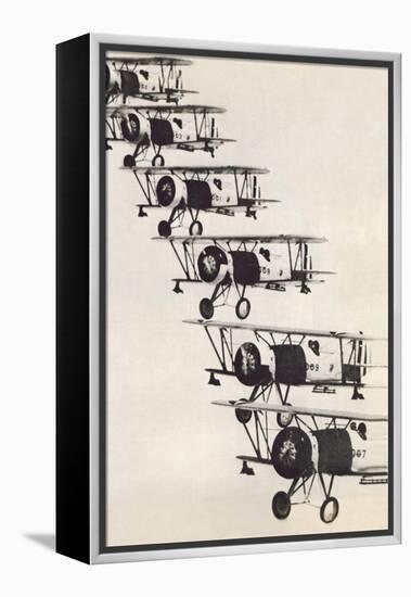 Flying in Formation-null-Framed Stretched Canvas