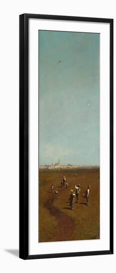 Flying Kites, Ca 1880-1885-Carl Spitzweg-Framed Giclee Print