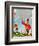 Flying Kites - Child Life-Robert O. Skemp-Framed Giclee Print