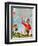 Flying Kites - Child Life-Robert O. Skemp-Framed Giclee Print