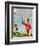 Flying Kites - Child Life-Robert O. Skemp-Framed Giclee Print