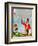 Flying Kites - Child Life-Robert O. Skemp-Framed Giclee Print