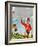 Flying Kites - Child Life-Robert O. Skemp-Framed Giclee Print