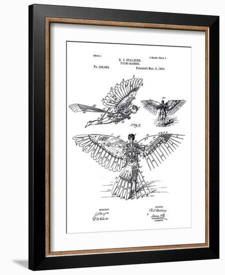 Flying Machine-null-Framed Giclee Print