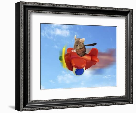 Flying Mouse-J Hovenstine Studios-Framed Giclee Print