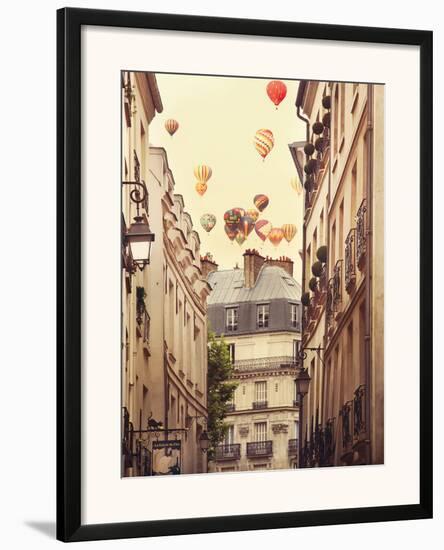 Flying Over Paris-Irene Suchocki-Framed Art Print