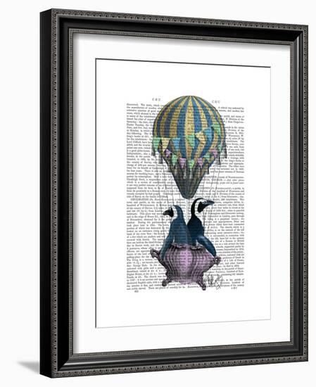 Flying Penguins-Fab Funky-Framed Premium Giclee Print