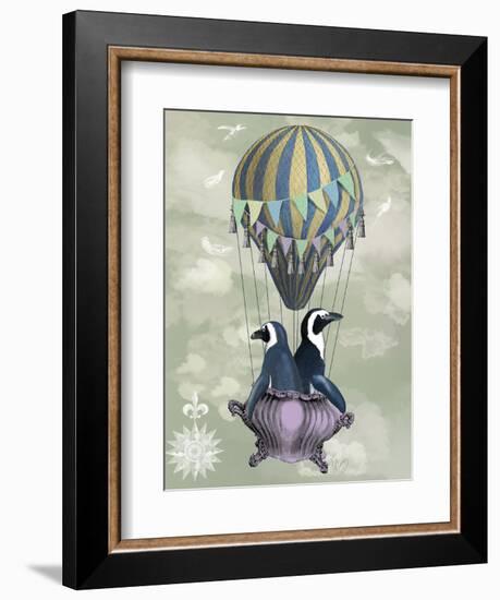 Flying Penguins-Fab Funky-Framed Art Print