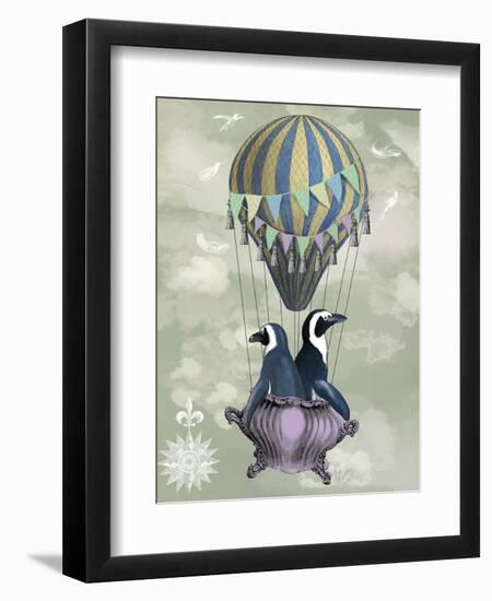 Flying Penguins-Fab Funky-Framed Art Print