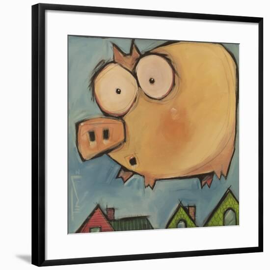 Flying Pig First Flight-Tim Nyberg-Framed Giclee Print