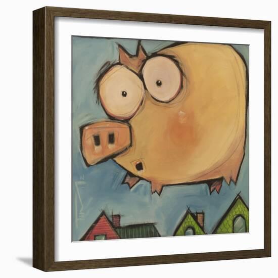 Flying Pig First Flight-Tim Nyberg-Framed Giclee Print