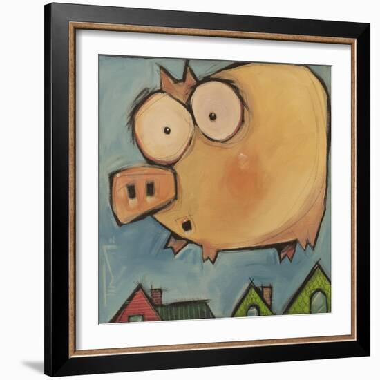 Flying Pig First Flight-Tim Nyberg-Framed Giclee Print