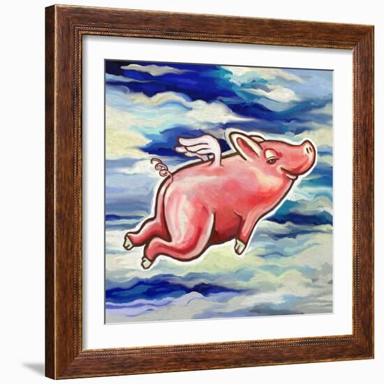 Flying Pig-Howie Green-Framed Giclee Print