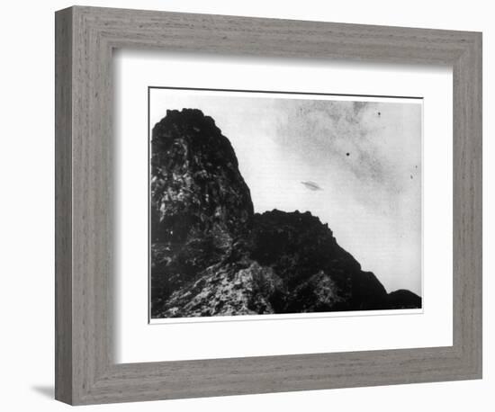 Flying Saucer Photographed over Trindade Island, Brazil-null-Framed Photographic Print