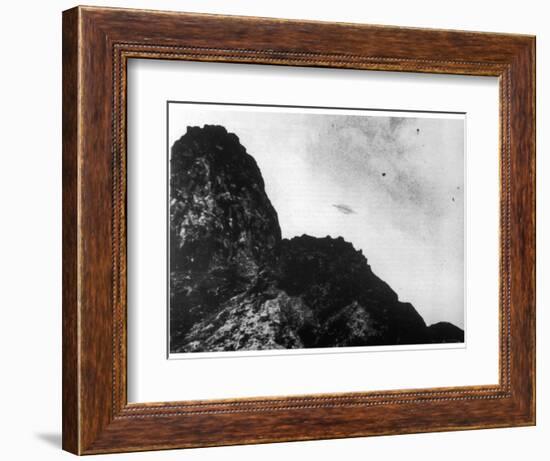 Flying Saucer Photographed over Trindade Island, Brazil-null-Framed Photographic Print