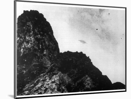 Flying Saucer Photographed over Trindade Island, Brazil-null-Mounted Photographic Print