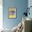 Flying Saucers Magazine Cover-null-Framed Art Print displayed on a wall